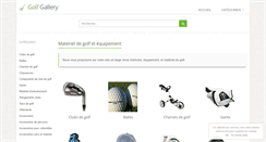 Desktop Screenshot of golf-gallery.fr